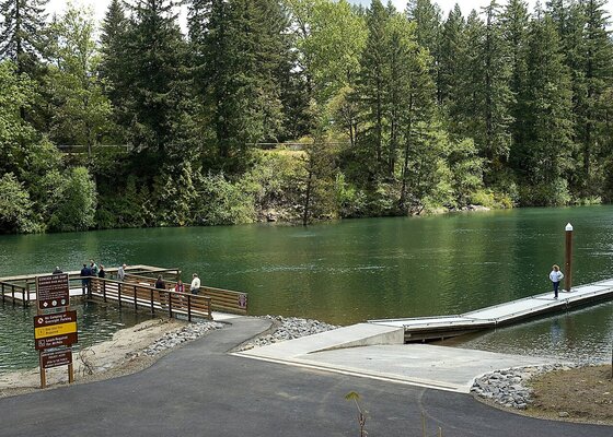 Estacada Lake Fishing