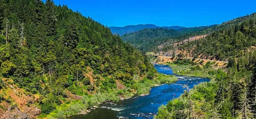 Rogue river bank fishing